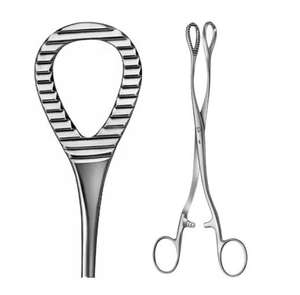 Pinza Ginecológica Noto Uteriene, Reutilizable, de Acero Inoxidable, Manual, de Alta Calidad, Certificada CE, Grado Hospitalario, Clase II ISO - Product Image 1