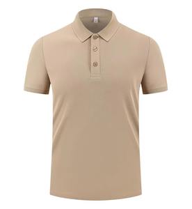 Polo t-shirt pour hommes mode décontracté confortable coupe ajustée coton à manches courtes élégant léger respirant tenue d'été - Product Image 1