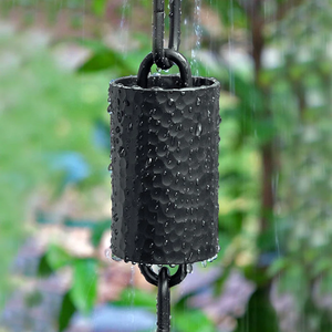 Chaîne de pluie en cuivre et en acier inoxydable personnalisée tuyau de descente de gouttière suspendu pour le jardin fabricant exportateur - Product Image 6