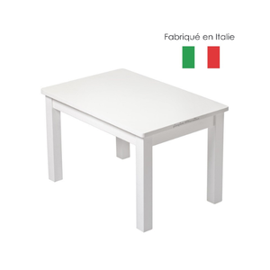 Juego de mesas y sillas para niños Montessori blanco de fabricación italiana, diseño moderno para decoración de dormitorio de 1 a 4 años - Product Image 2