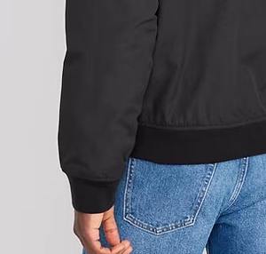 OEM personalizable logotipo bordado chaqueta de bombardero para los hombres de lona ropa de calle soporte colorido parche diseño para estudiantes universitarios - Product Image 4