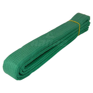 Cinturón de Karate Premium con logotipo bordado y costura extra duradera Cinturón de Karate suave y flexible - Product Image 2