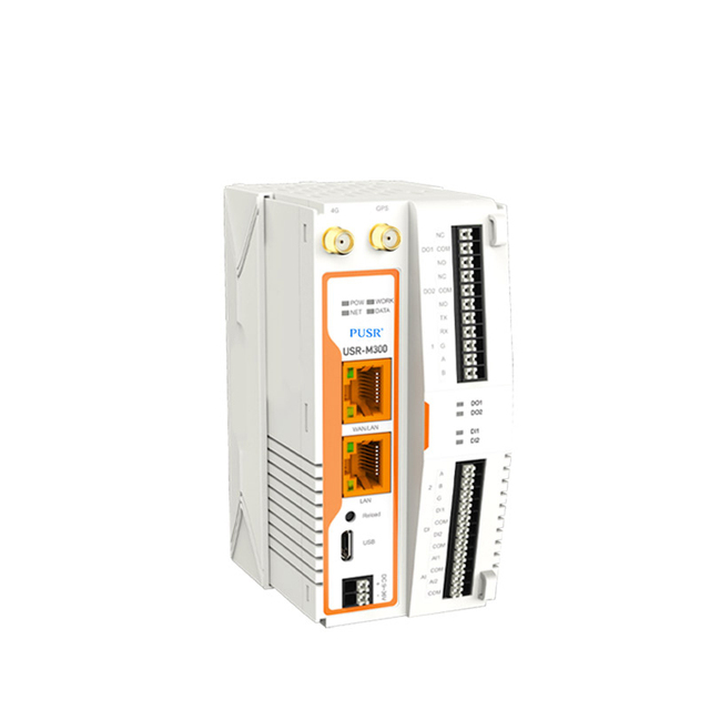 PUSR USR-M300 High Performance Edge Computing IoT Gateway Ethernet Port ADSL and LTE Cat4 Cellular Network NODE-RED