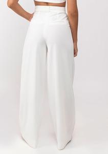 Pantalones anchos Pantalones de mujer Cintura alta Dos bolsillos traseros y dos bolsillos laterales Pantalones de moda Hecho en Vietnam - Product Image 4