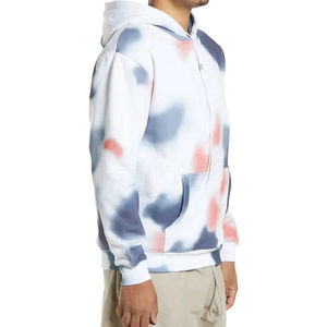 Sudadera con Capucha para Hombre, Informal, de Primera Calidad, 100% Algodón, Tie Dye, Ligera, Antiarrugas, Precio Razonable para Otoño - Product Image 4