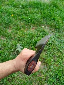 Commandes en gros personnalisées service OEM ODM Hache en acier au carbone faite à la main avec manche en bois Hache de survie en plein air Haches de camping - Product Image 5