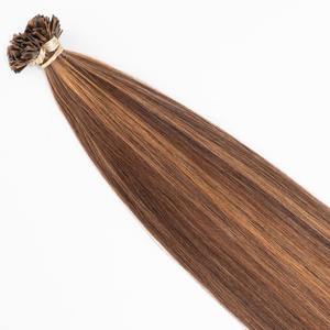 Extensions à pointes plates de qualité supérieure, cheveux vierges indiens Remy, 100% cuticules alignées, double trame machine, toutes les couleurs, teignables, best-seller - Product Image 6