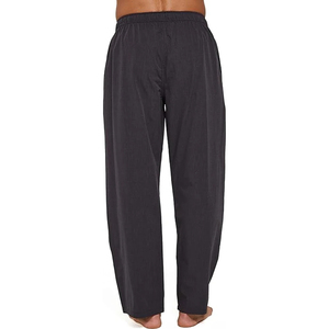 กางเกงยืดผ้าไอซ์ซิลค์สำหรับผู้ชายกางเกงกีฬาขาตรงเอวหลวมระบายอากาศได้ดีสีพื้นกางเกงกีฬาบาง - Product Image 4