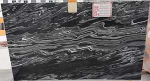 Mármol serpentino negro mercurio pulido diseño moderno losa grande duradera ecológica para uso interior Villa Hotel apartamento Oficina - Product Image 3