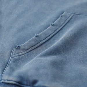 Sudadera con Capucha Vintage para Hombre, Invierno, 450GSM, Gruesa, de Alta Calidad, Poliéster/Algodón, Diseño Personalizado, Corte Regular, Forro Polar - Product Image 3