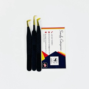 Somofy Enterprises Eyelash Extension Tweezers Stainless Steel Smooth Tip Durable 10mm Length Custom Logo Sustainable Packaging - Product Image 3