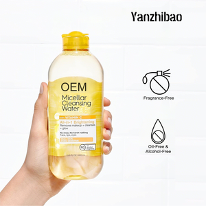 OEM Vegan & tàn ác-miễn phí Micellar nước với vitamin C, sáng Sữa rửa mặt & trang điểm Remover - Product Image 5