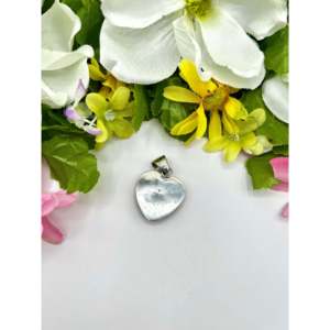 Handmade Navajo Pendant with Purple Spiny Oyster Shell Bezel Set in Sterling <b>Silver</b> Unique Bezel Setting Inlay Technology - Product Image 5