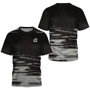 T-shirts pour hommes à succès, hauts de club de badminton et de tennis de table, chemises à manches courtes à séchage rapide en été 2025 - Product Image 1