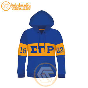 Sigma Gamma Rho personnalisé sweat à capuche brodé en molleton de coton sororité pull de haute qualité vêtements grecs sweats à capuche courts pour femmes - Product Image 3