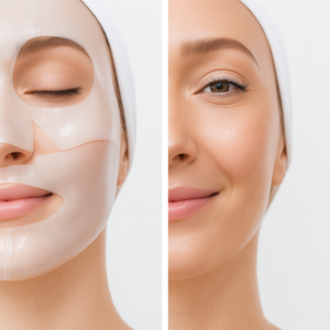 Coreano idrogel retinolo poro restringente foglio maschera etichetta privata OEM/ODM dimensione del campione maschera per il viso con timbratura oro - Product Image 5