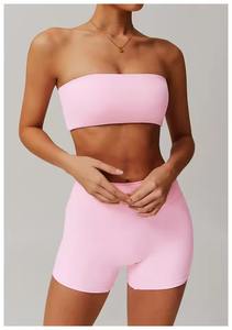 Soutien-gorge de sport sans couture réglable en gros personnalisé, couleur unie, séchage rapide, antichoc, pour le yoga et l'entraînement en salle de sport - Product Image 5