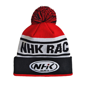 Wholesale OEM Welcomed Knitted Bobble Hat Woven Embroidery Logo <b>Pom</b> <b>Pom</b> Beanies for Adults - Product Image 3