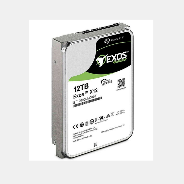 New Original for ST12000NM0007 SEAGATE EXOS X12 12TB 7.2K SATA-6Gb/s 512e 3.5IN HARD DRIVE