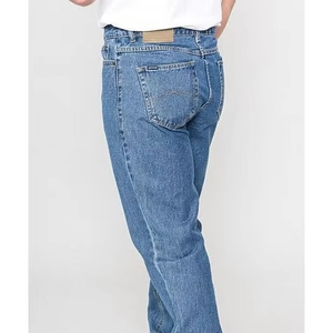 Jeans en denim pour hommes de la meilleure qualité, décontractés, amples, de style fitness, taille haute, pantalon droit pour hommes, vêtements personnalisés en gros - Product Image 5