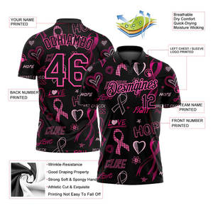 Design Print High Quality Stretch Elastic Allover Oem Custom logo Printed Sublimated <b>Floral</b> Golf Polo <b>Shirt</b> Custom Polo <b>Shirts</b> - Product Image 5
