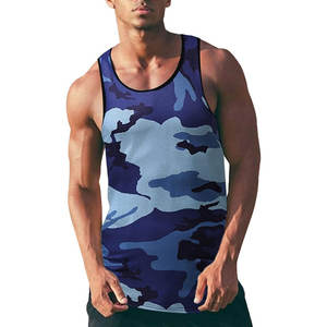 Camiseta de Lucha Libre para Hombre, Tela Elástica, Sin Mangas, para Práctica y Competencia - Product Image 1