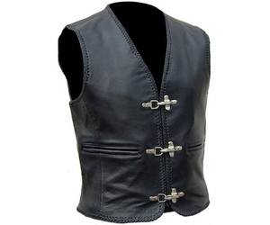 Mode femmes loisirs Style européen printemps vêtements de plein air gilet en peau de mouton en cuir col en v gilet pour dames - Product Image 6