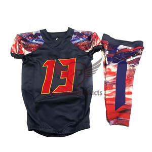 Vente en gros d'uniformes de football américain personnalisés de qualité supérieure maillots personnalisables grande taille respirants à des prix compétitifs - Product Image 1