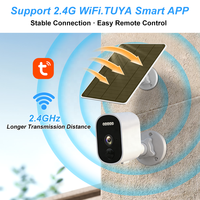 Cámara de Seguridad Solar TUYA, Cámara Inalámbrica para Exteriores con Batería, 3MP HD IP66, Impermeable, Cámara de Seguridad para el Hogar