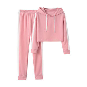 ชุดวอร์มชุดลำลองแบบสวมหัวสำหรับผู้หญิงชุดวอร์มชุด2026เสื้อแจ็กเก็ตและกางเกงจ๊อกกิ้งอินเทรนด์ - Product Image 2