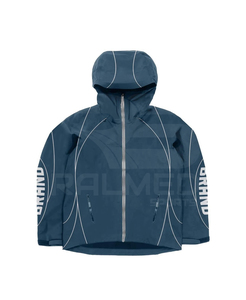 ชุดวอร์มกันลม พิมพ์ลายโลโก้ กางเกงมีเชือกผูก และเสื้อฮู้ดดี้ แจ็คเก็ต 100% ไนลอน ชุดวอร์มกันลม - Product Image 3