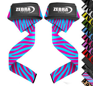 Nuevas Correas de Muñeca Elásticas de Algodón para Levantamiento de Pesas, Ajustables, Personalizadas para Gimnasio y Fitness, Marca ZEBRA SPORTS - Product Image 1