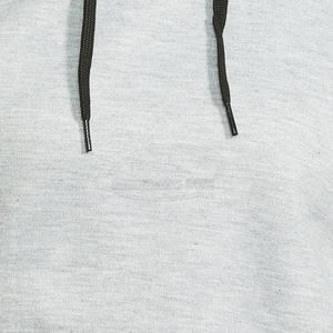 Pull en polaire à manches longues avec impression de logo personnalisé pour femmes, sweat à capuche à col montant, crop top 100% coton pour l'hiver - Product Image 6