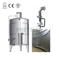 Cuve de fermentation en acier inoxydable avec chemise de refroidissement, capacité 3000L-5000L, équipement de production d'alcool