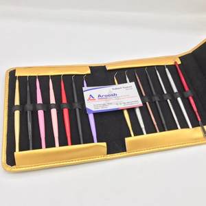 Private Label Baby Pink Stainless Steel <b>Eyelash</b> Tweezers Beauty Equipment Lash <b>Separator</b> Pointed Tip Comb Wholesale Lash Lifting - Product Image 6