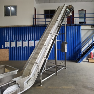 Pu Riem Hellende Transportband Voor Voedsel/Drank Planten-Duurzaam 304 <span class=keywords><strong>Ss</strong></span> Ontwerp Met Hoge Efficiëntie Transport - Product Image 2
