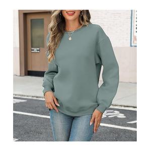 New Arrival Luxury Long Sleeve Neck Solid Comfortable Casual <b>Women's</b> Cotton Heavyweight Waterproof Winter Sweatshirt Bangladesh - Product Image 3