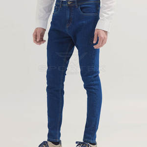 Pantalon en jean pour hommes de la meilleure qualité fabriqué en usine Offre Spéciale dans un style décontracté motif léger et droit taille moyenne - Product Image 2