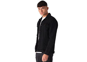 2026 New Stylish Casual <b>Men</b> Winter Vintage Washed <b>Denim</b> <b>Jacket</b> with Breathable <b>Denim</b> Customizable Button Turn Down collar Design - Product Image 2