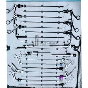 Ensemble de pinces à pince pour chirurgie laparoscopique manuelle de 28 pièces F.J. INTERNATIONAL Instrument de classe I certifié CE - Product Image 4