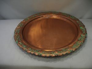 Fantaisie Moderne De Luxe Nouveau Design Premium Assiette De Service En Métal De Offre Spéciale En Laiton Antique Fini Pour La Décoration De Table Utilisation De La Cuisine - Product Image 3