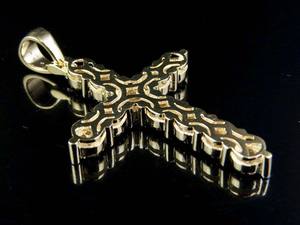 Último diseño VVS Clarity Moissanite Diamond Cross Pendant Novedades Chapado en oro rosa Christian Hip Hop para hombres y mujeres - Product Image 5