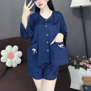 [COSTURA DE FÁBRICA] PW60 2025 Ropa de dormir Pijamas de mujer 100% Tela de algodón para ayudar al usuario a sentirse cómodo en todas las actividades - Product Image 5