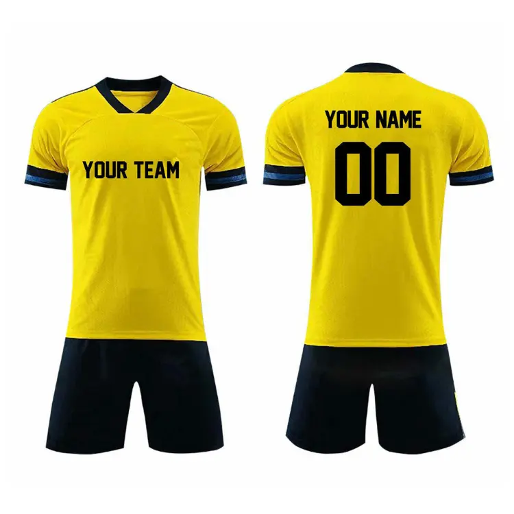 Super Deal Werkspreis Premiumqualität individuelles Logo bedrucktes Herren-Custom-Fußballtrikot personalisiertes Design aus Bangladesch MOQ