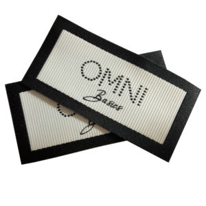 Etiqueta principal tejida para ropa de bajo precio 2024, etiquetas tejidas para insignia tejida de manga, etiqueta tejida para ropa de ultra alta densidad y claridad - Product Image 4