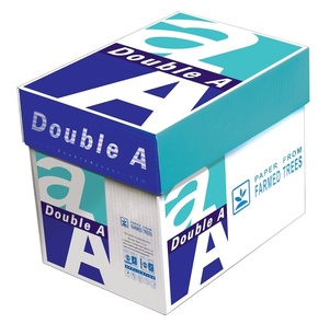 Papier copie Double A A4 blanc 80 g/m² issu de bois provenant de fermes forestières, pour usage bureautique, en carton - Product Image 1