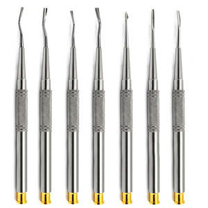 Instrumentos Quirúrgicos para el Ombligo, Elevadores Dentales, Instrumentos de Luxación Dentales Serrados PDL, Juego de Implantes Dentales, Instrumentos Quirúrgicos - Product Image 4