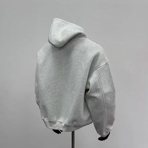 ผู้ผลิตเสื้อฮู้ดดี้ผ้าฝ้าย 100% ปักลายคริสตัลแบบกำหนดเอง บริการ OEM เสื้อสเวตเชิ้ตผู้ชายพิมพ์ลายคุณภาพสูง - Product Image 3