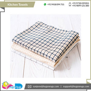 Stock en vrac Fournisseur vendant toutes les couleurs Impression personnalisée de haute qualité 100% Coton Toile Golf Serviettes de cuisine - Product Image 2