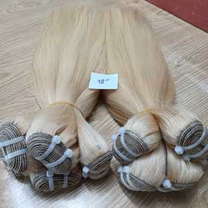 Blond 613 60 <strong>Color</strong> <strong>Bundles</strong> with Closure and Frontal Hair Packed Vietnamese Hair Weft Extensiones Bonestraight Natural Hair - Product Image 1